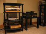 Source equipment & turntable set-up