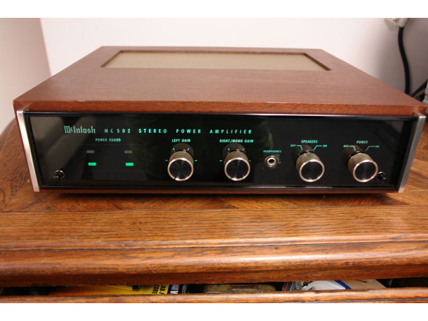 McIntosh MC-502 Power amplifier