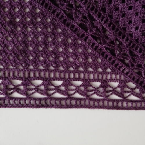 Romantische kanten sjaal "Le Dramont" stole