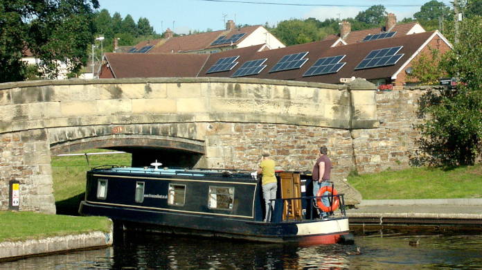 Trevor Basin section of the Llangollen Canal