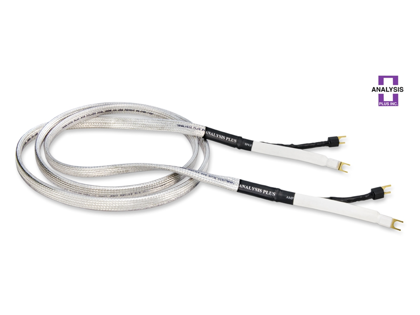 Analysis Plus New Big Silver Oval SPEAKER CABLES