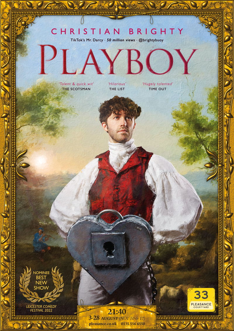 The poster for Christian Brighty: Playboy
