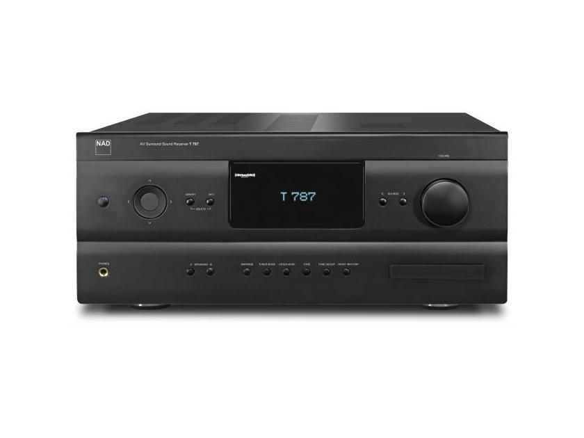 NAD T787 / T 787 "Best-Sounding" AV Receiver with Warranty and Free 4K Video Module