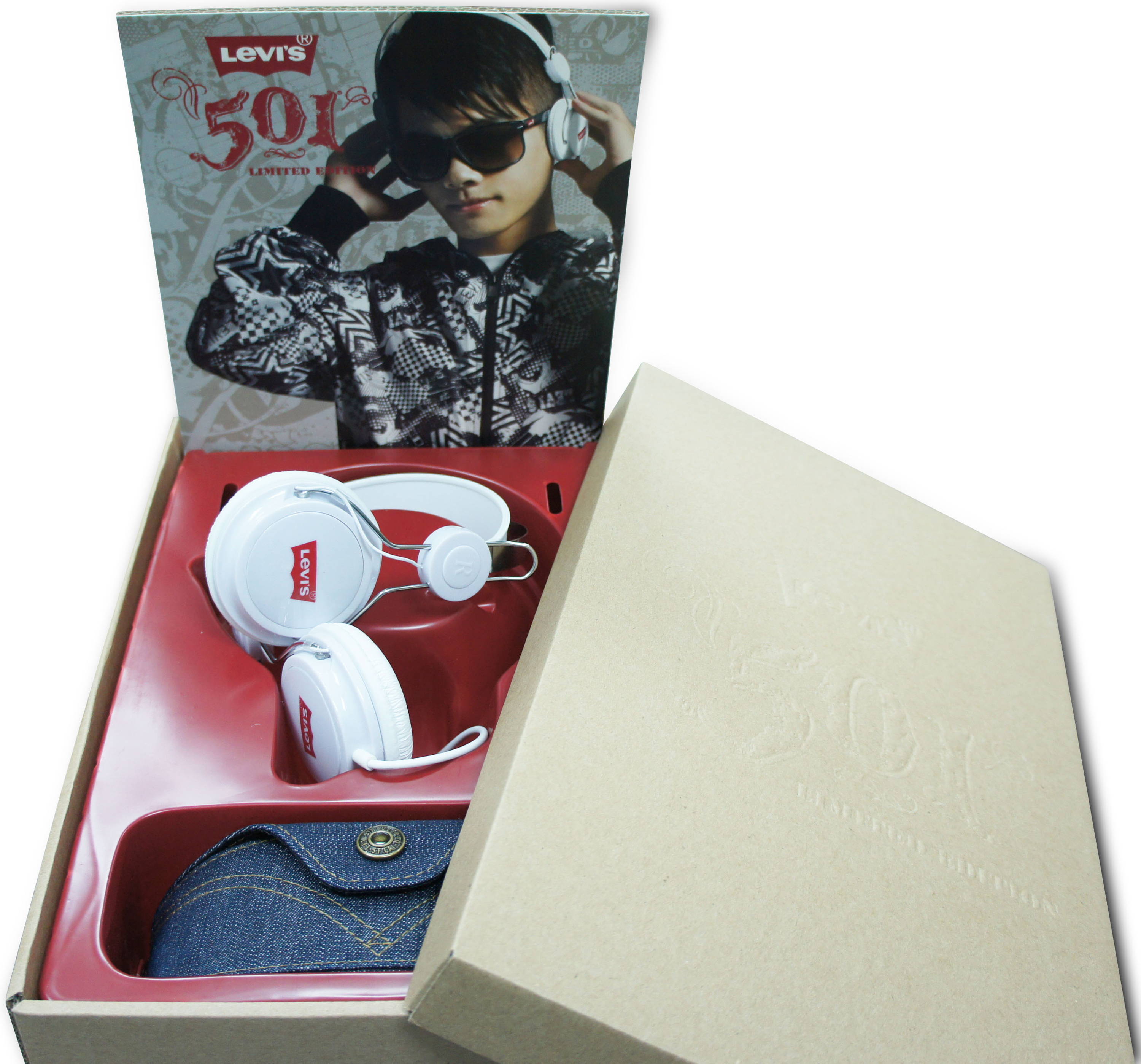Levi's Headphone Gift Set