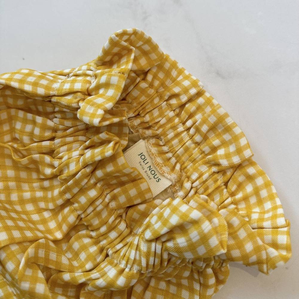 Bloomer blanc broderie anglaise dentelle bébé blanc en coton certifié OEKO-TEX, confortable et stylé, parfait sur une couche ou avec des collants, fabriqué au Portugal