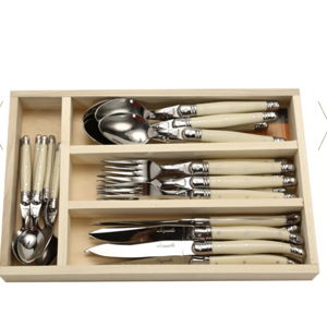24-Piece Flatware Set in Ivory