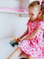 Toddler Playing With FunnyFingers Painting Kit