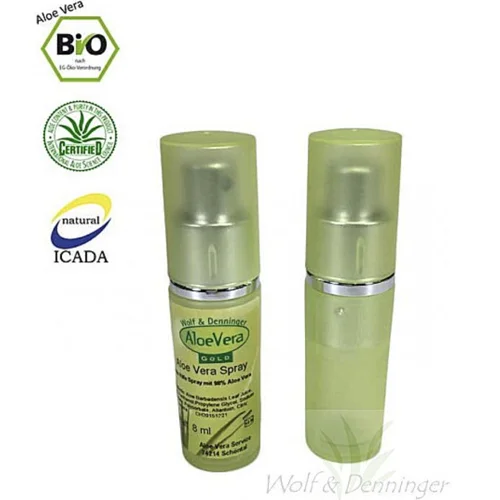 Aloe Vera Gold Spray - Flacon De Poche Vert