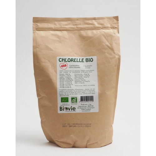 Poudre de Chlorelle Bio - 500 g