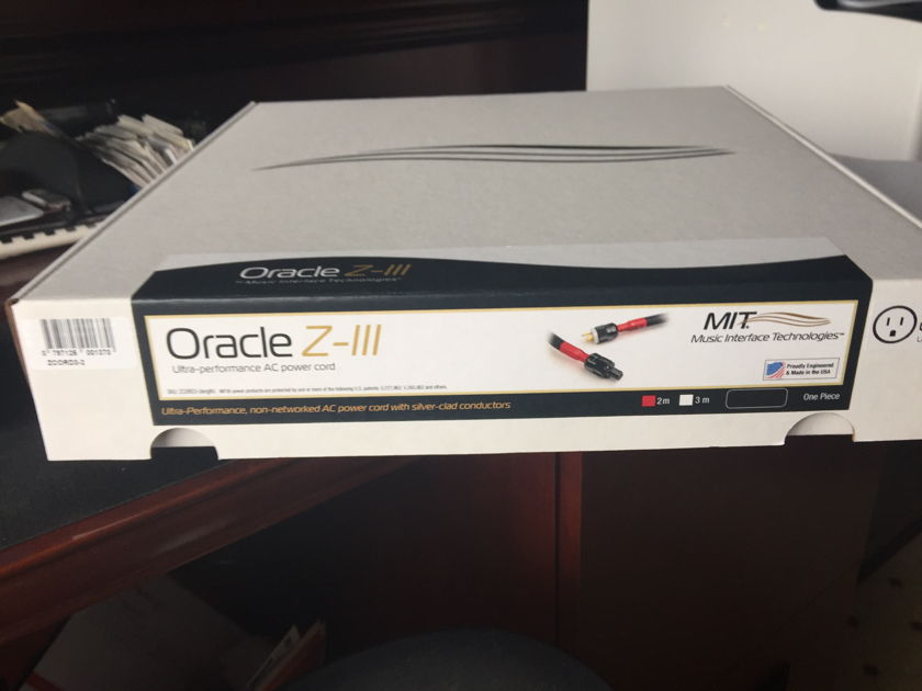 MIT Oracle Z-III Power Cord 2 meters