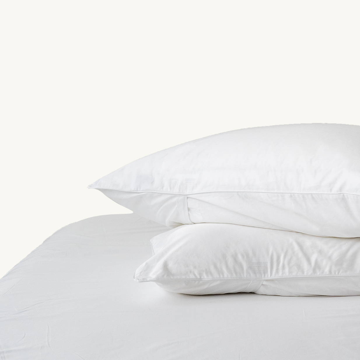 Everyday TENCEL Bed Sheets Fitted Sheet Set White