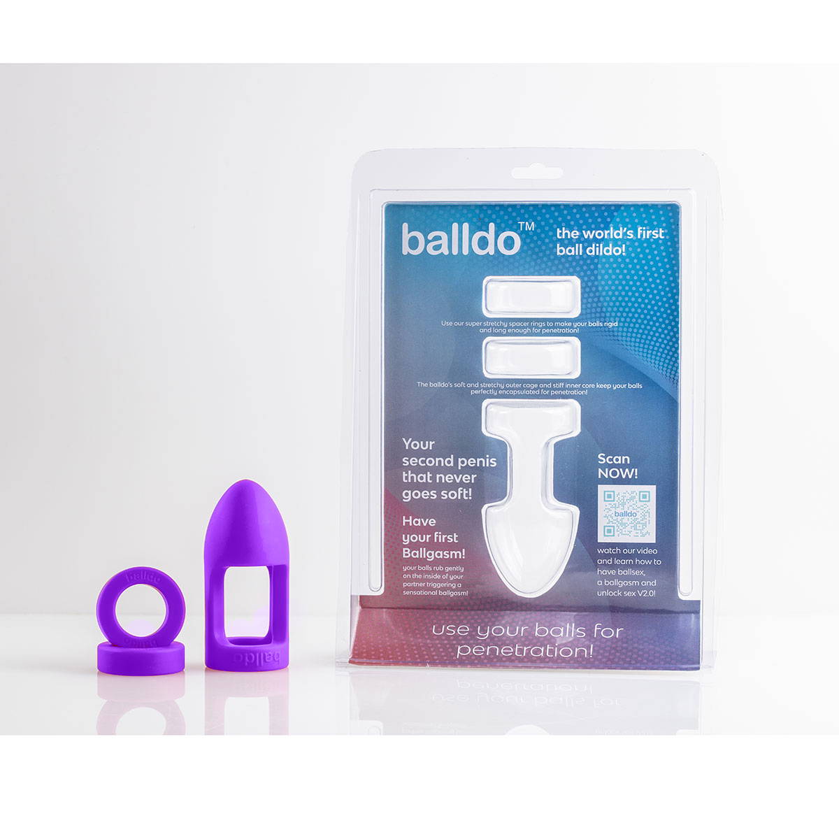 Balldo Purple Packaging