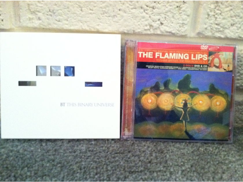 Flaming Lips & B.T. - Lot of 2 (four discs total) Free Shipping and Free Paypal
