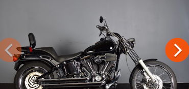 2009 HARLEY-DAVIDSON FXSTC SOFTAIL CUSTOM (BLACK) motorcycle for rent near Deltona, FL