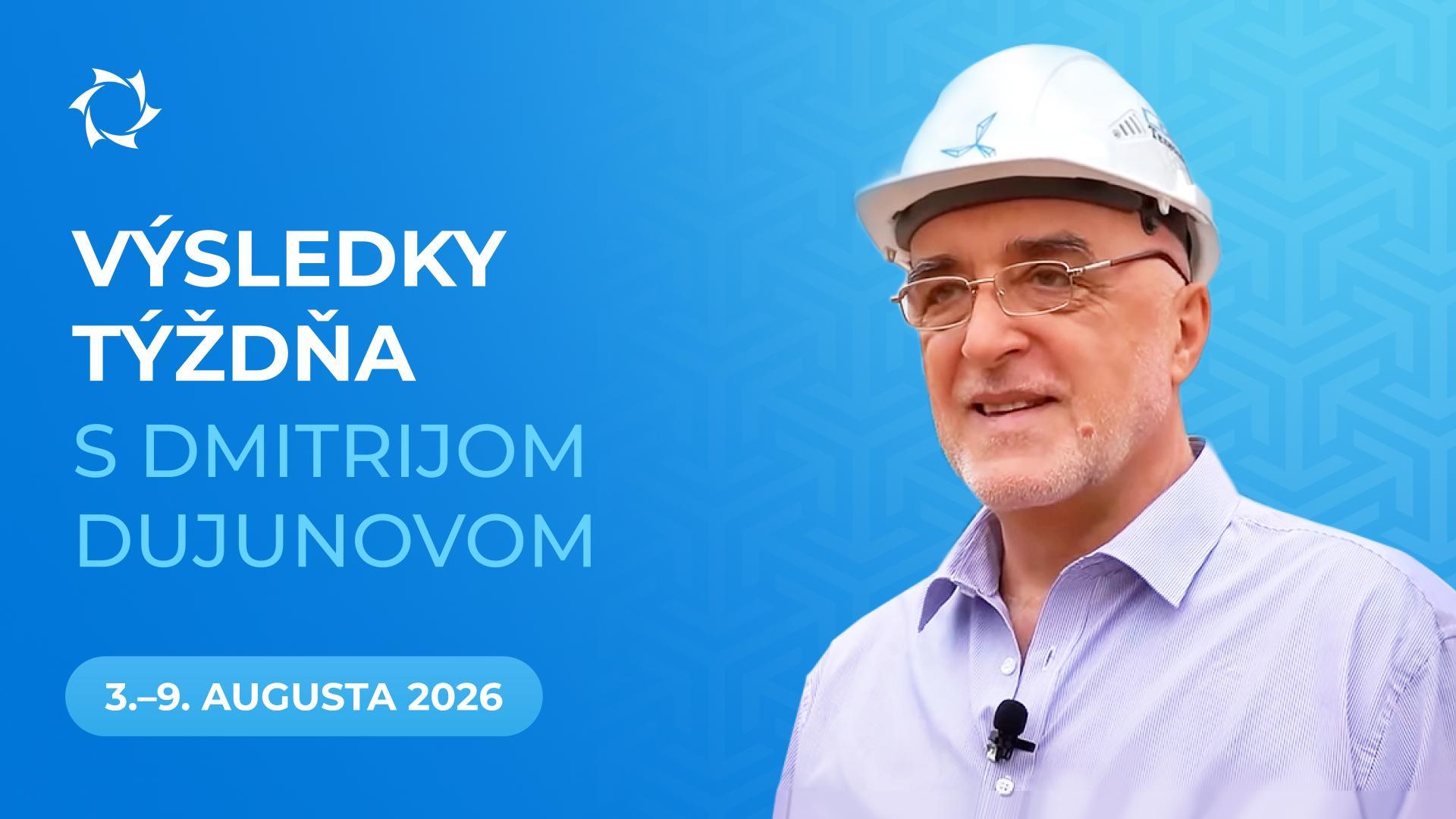Súhrn týždňa v projekte "Motory Duyunova"
