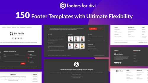Footers for Divi