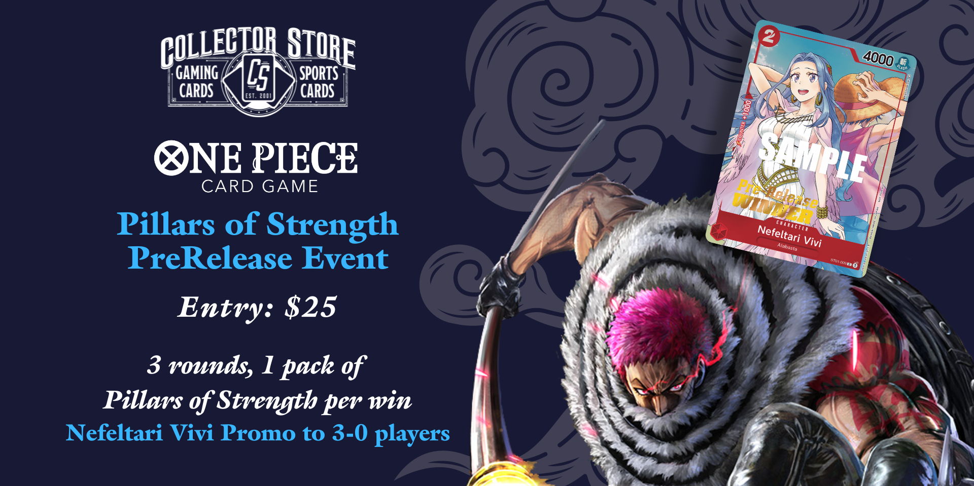 One Piece Pillars of Strength Prerelease promotional image