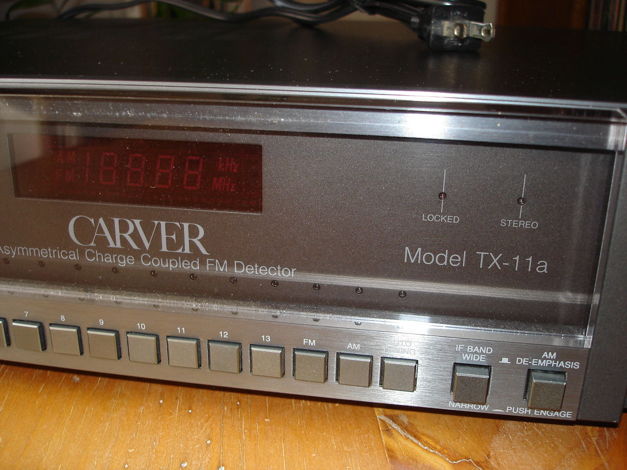 Carver TX-11a AM-FM tuner,  purchased from original owner