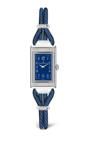 Reverso One Cordonnet Stainless Steel / Blue