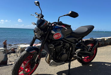 2026 TRIUMPH TRIDENT 660 TRIPLE TRIBUTE EDITION motorcycle for rent near Honolulu, HI