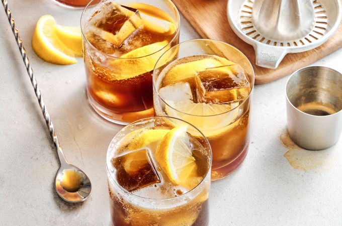 Non-alcoholic drinks and mocktails