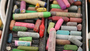 atelier maltopf farbige kreide