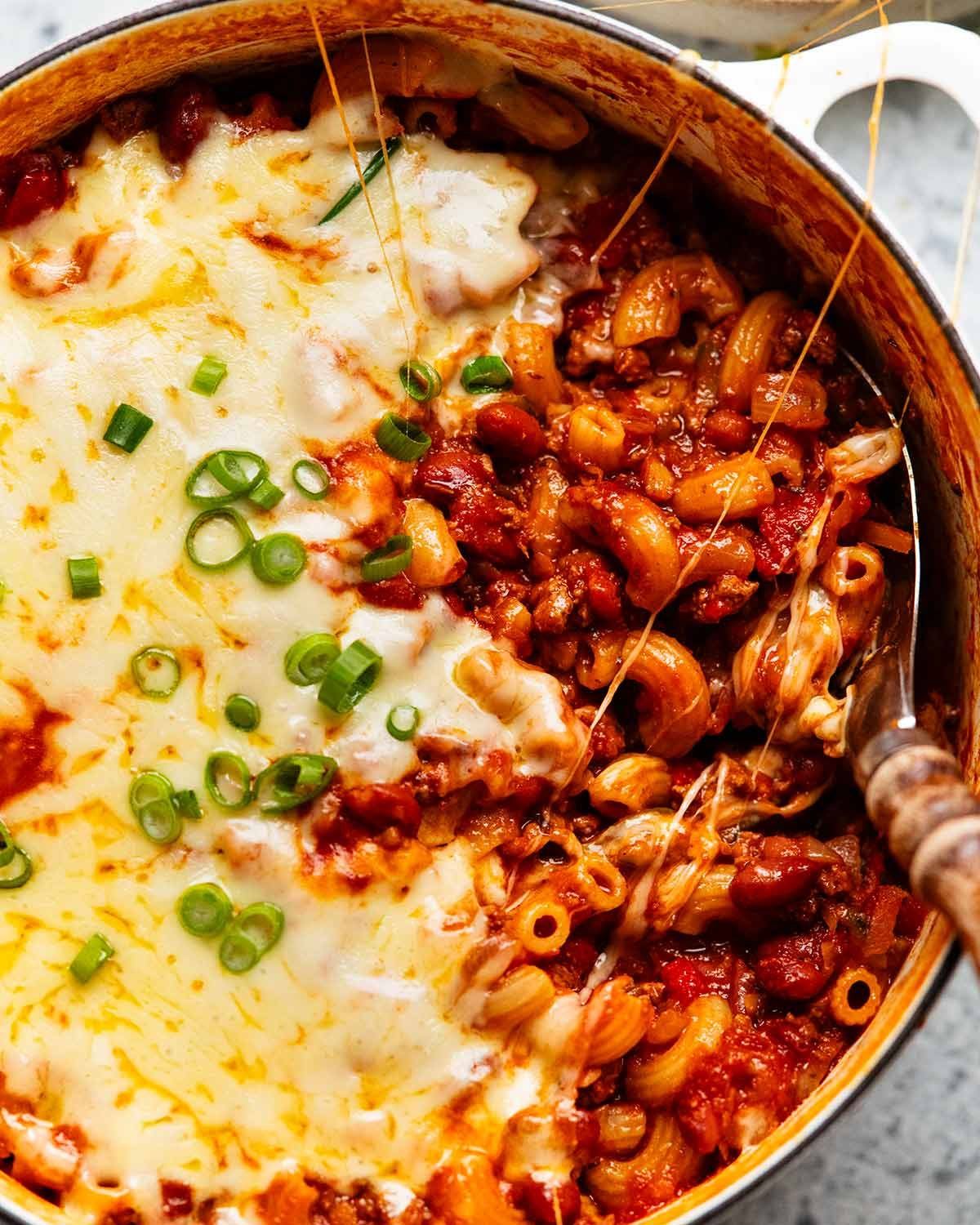 One Pot Cajun Beef Pasta with lots-of-veg - RecipeTin Eats