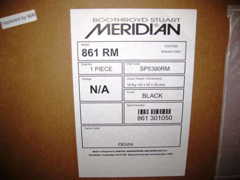 Meridian 861 RM NEW IN THE BOX!!