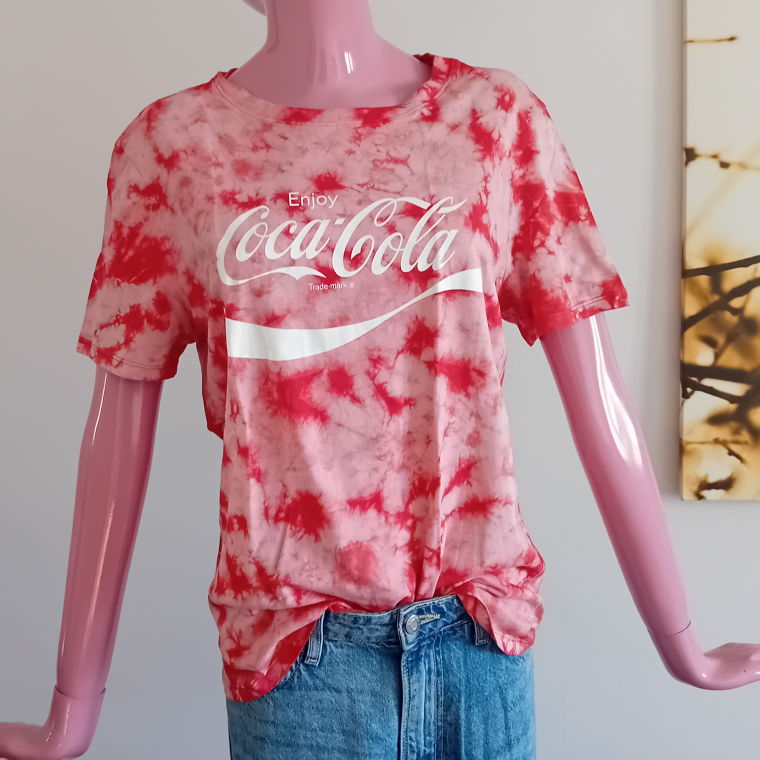 Shirt, M, rot Coca Cola