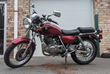 2009 SUZUKI TU250XK9 motorcycle for rent near Gaithersburg, MD