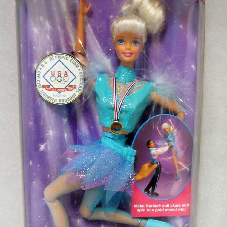 1997 Olympic Skater Barbie Winter Eiskunstläuferin