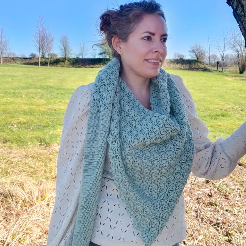 Minty Meadow Omslagdoek