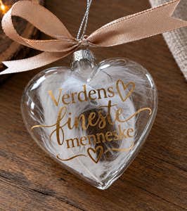 Julekulehjerte Verdens fineste menneske