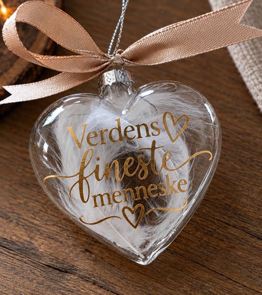Julekulehjerte Verdens fineste menneske