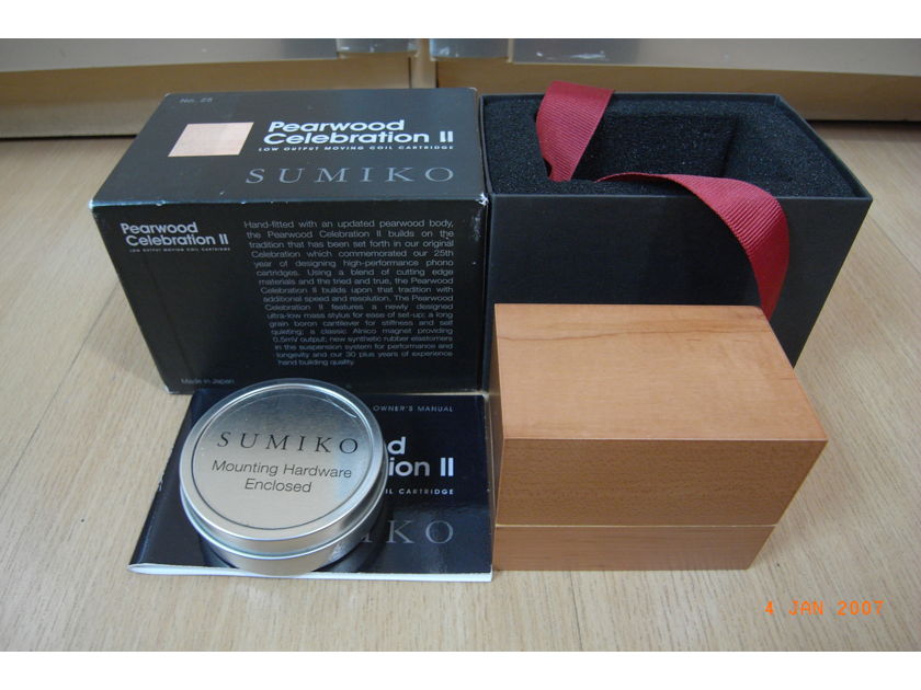 Sumiko Pearwood Celebration  II MC Cartridge (Brand New)  – Free shipping