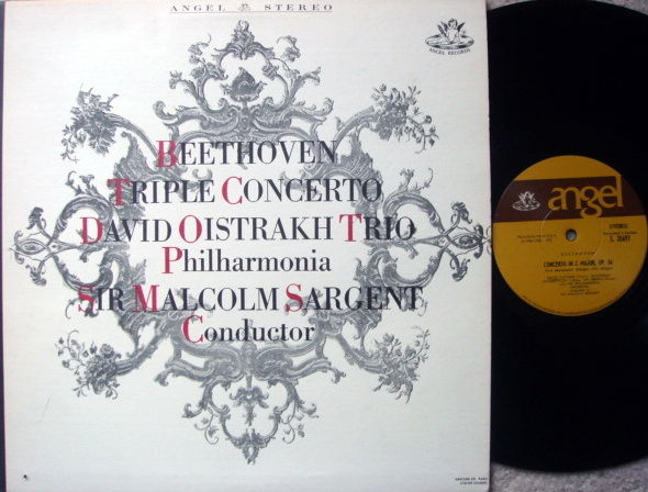 EMI Angel / OISTRAKH TRIO, - Beethoven Triple Concerto,...