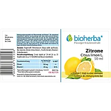 Zitrone, Citrus limon L., Tropfen, Tinktur 50 ml