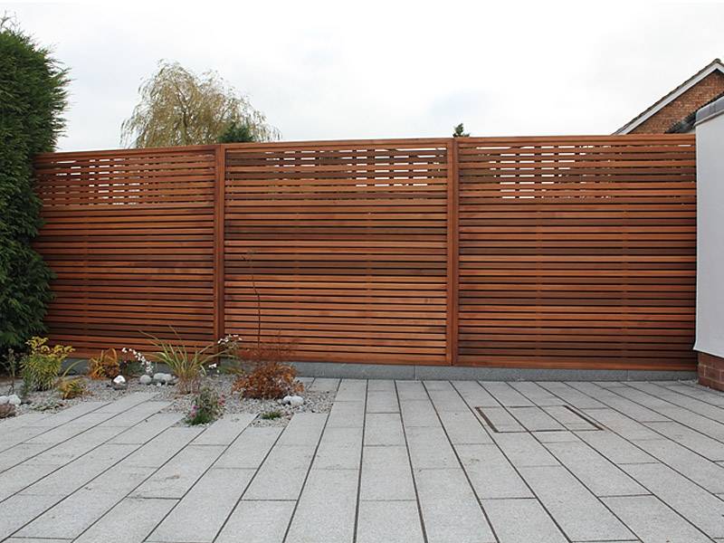 Contemporary Slatted Panel