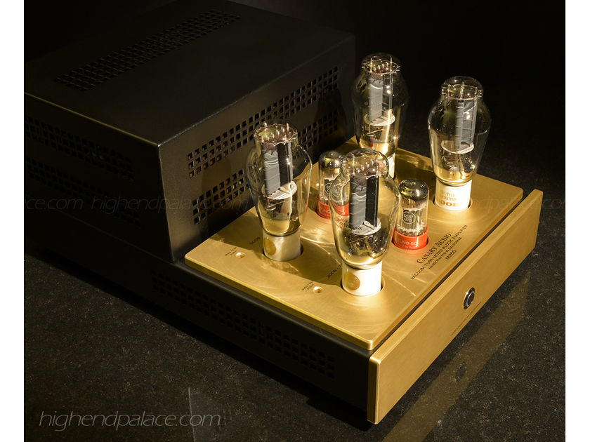 Most musical 50 Watts of  Pure CLASS A monoblocks with four 300B tubes from Canary Audio