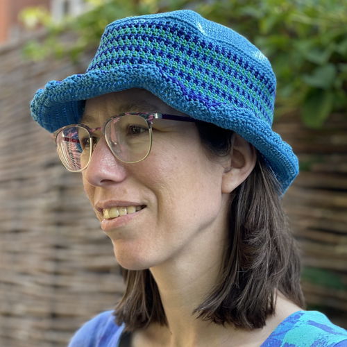 Muster: gehäkelter Sommerhut Diny.