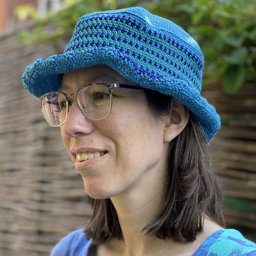Pattern: crocheted Summer Hat Diny.