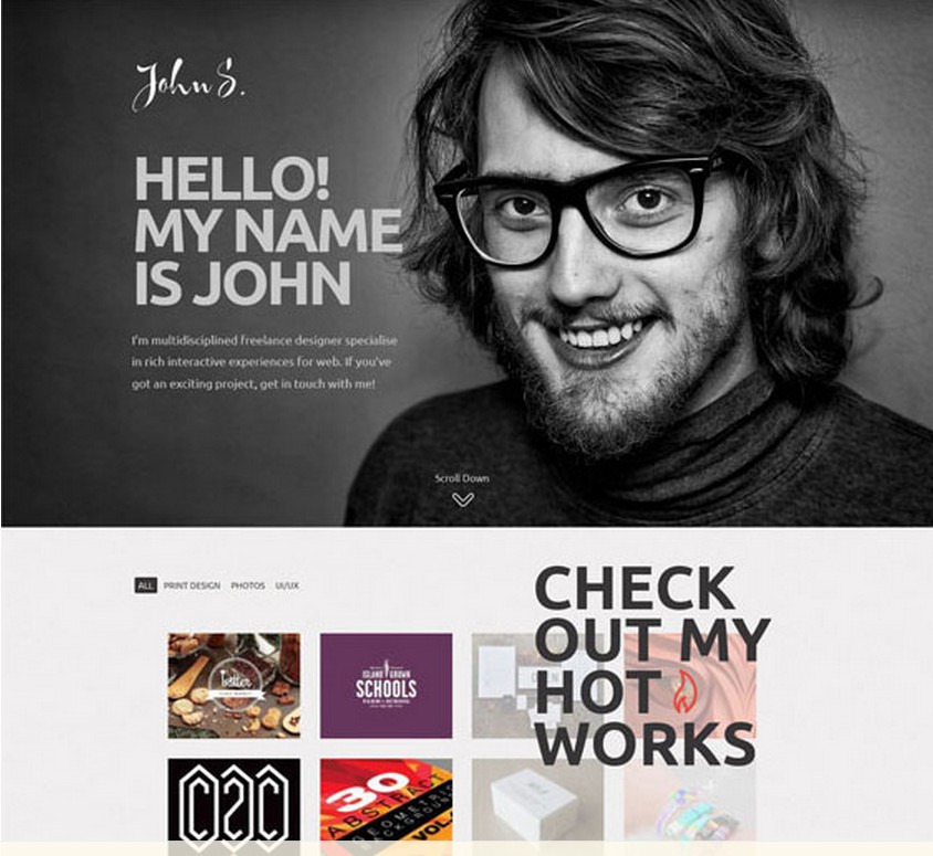 John - шаблон для CMS Joomla