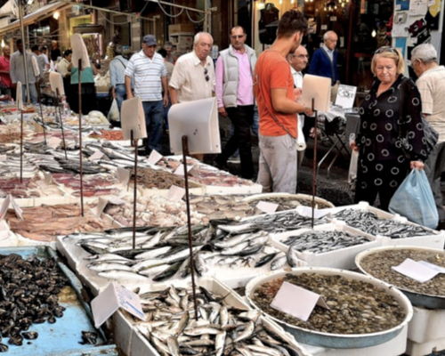 Tour enogastronomici Salerno: Tour al mercato del pesce di Salerno