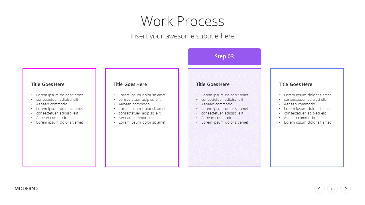 Modern X Agency Presentation Template 