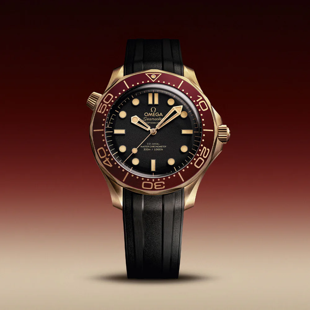 The Omega Seamaster Diver 300M in Bronze Gold and Burgundy Finally Makes The Iconic Dive Watch More Luxurious | Chrono 10:10