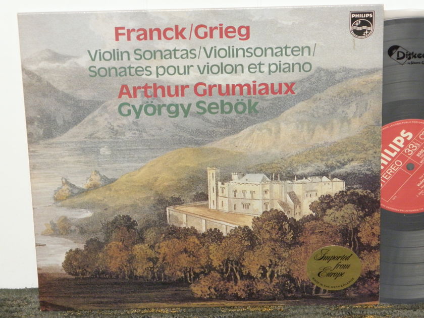 Arthur Grumiaux/Gyorgy Sebok - Franck/Greig Violin Sonatas Philips Import Pressing 9500 568