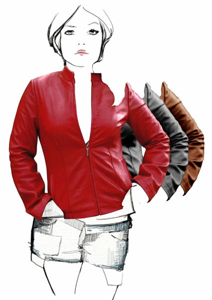 HARRINGTON - Burgundy LEATHER - Image 5