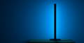 Eine Mini Smart Lampe mit blauem Licht