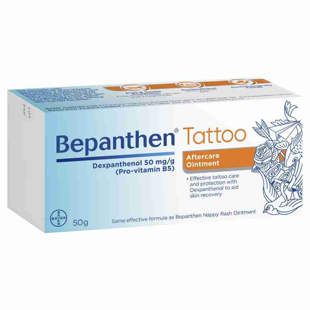 Bepanthen Tattoo Aftercare And Protection Ointment 50G