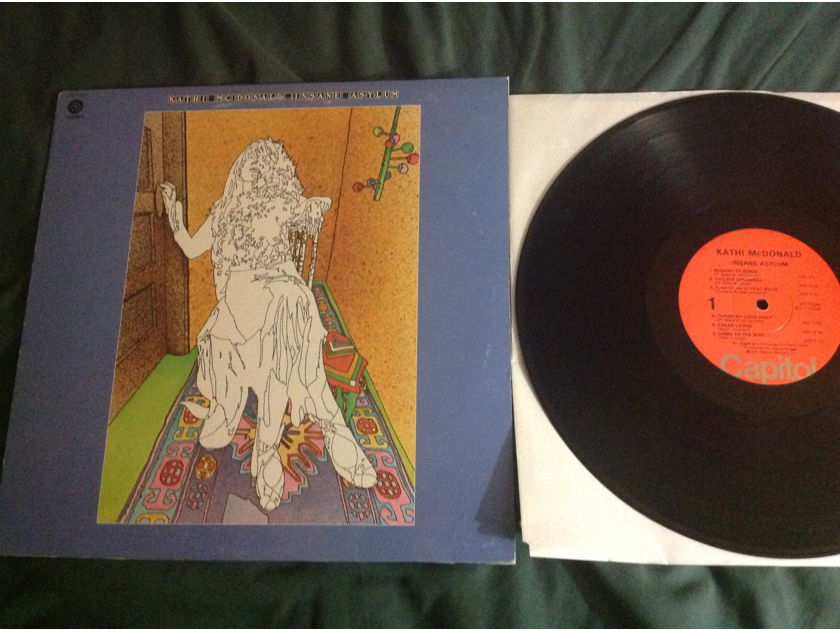Kathi Macdonald - Insane Asylum Capitol Records Vinyl  LP NM Wally Deadwax With Sly Stone